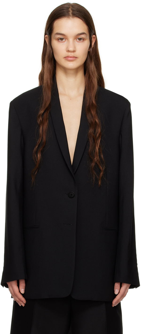 Jacka The Row One Button Blazer Svart | 7226-W2361
