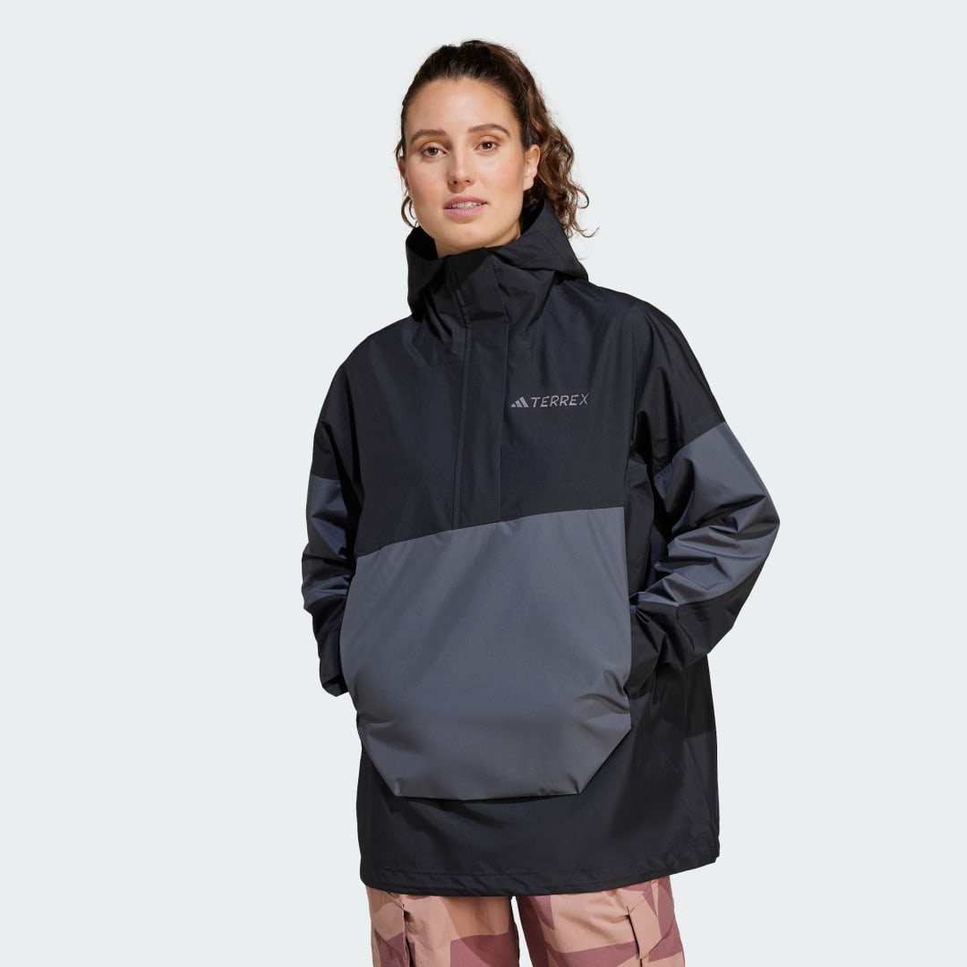 Vindjacka adidas Performance Terrex Xploric 2.5L Climaproof Windbreaker Svart | JF1359, 0