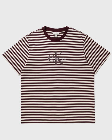 T-shirt CALVIN KLEIN Striped Jersey Monogram T-Shirt Flerfärgad | LV04RD204GGR9, 2