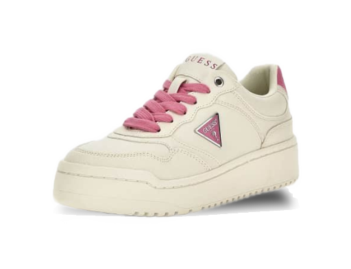 Sneakers och skor GUESS Miram Triangle Logo Sneakers Beige | FLPMIRELE12