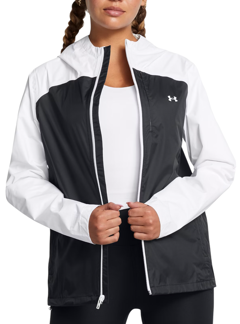 Vindjacka Under Armour Cloudstrike Colorblock Hooded Jacket Svart | 1381882-001