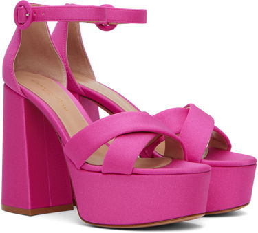 Sneakers och skor Gianvito Rossi Sheridan Heeled Platform Sandals Rosa | G61418.70RIC.LYC, 3