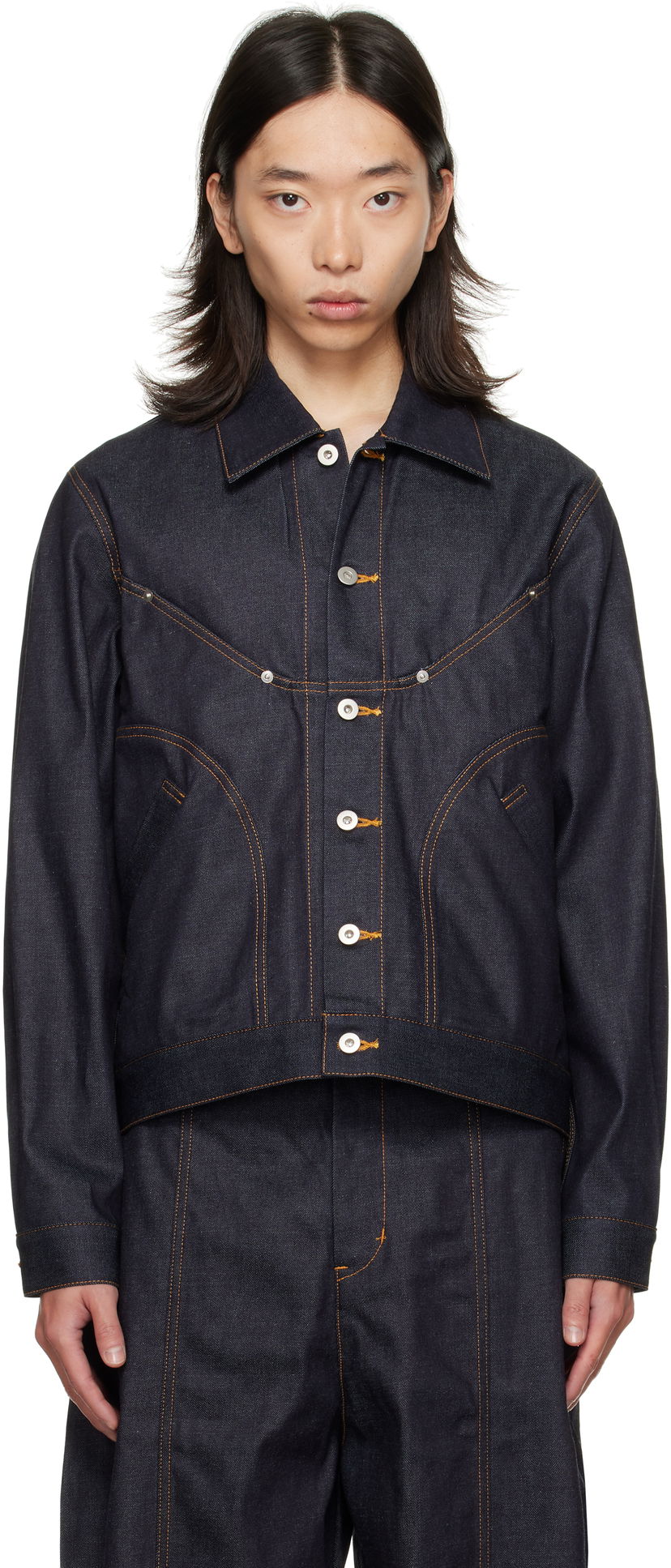 Jacka sage NATION SAGE NATION Jiji Denim Jacket Blå | S084 DENIM JIJI JACKET DENIM R