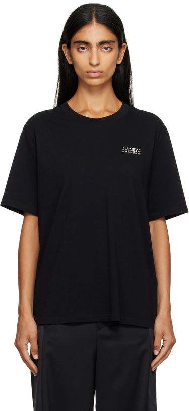 T-shirt Maison Margiela MM6 Maison Margiela Cotton Jersey T-Shirt Svart | SH2GC0031 M20048, 0