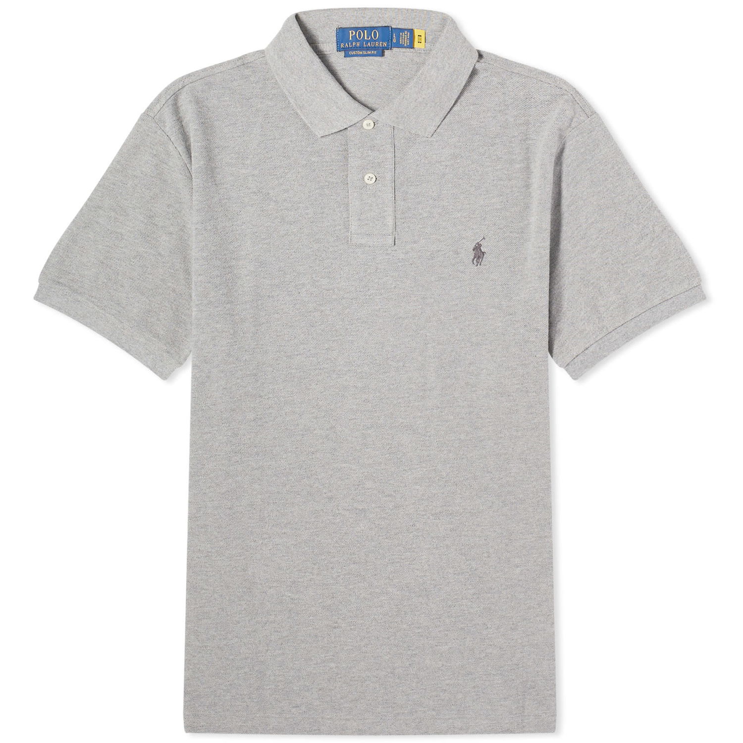 Polotröja Polo by Ralph Lauren Custom Fit Polo Tee Grå | 710680784343, 0