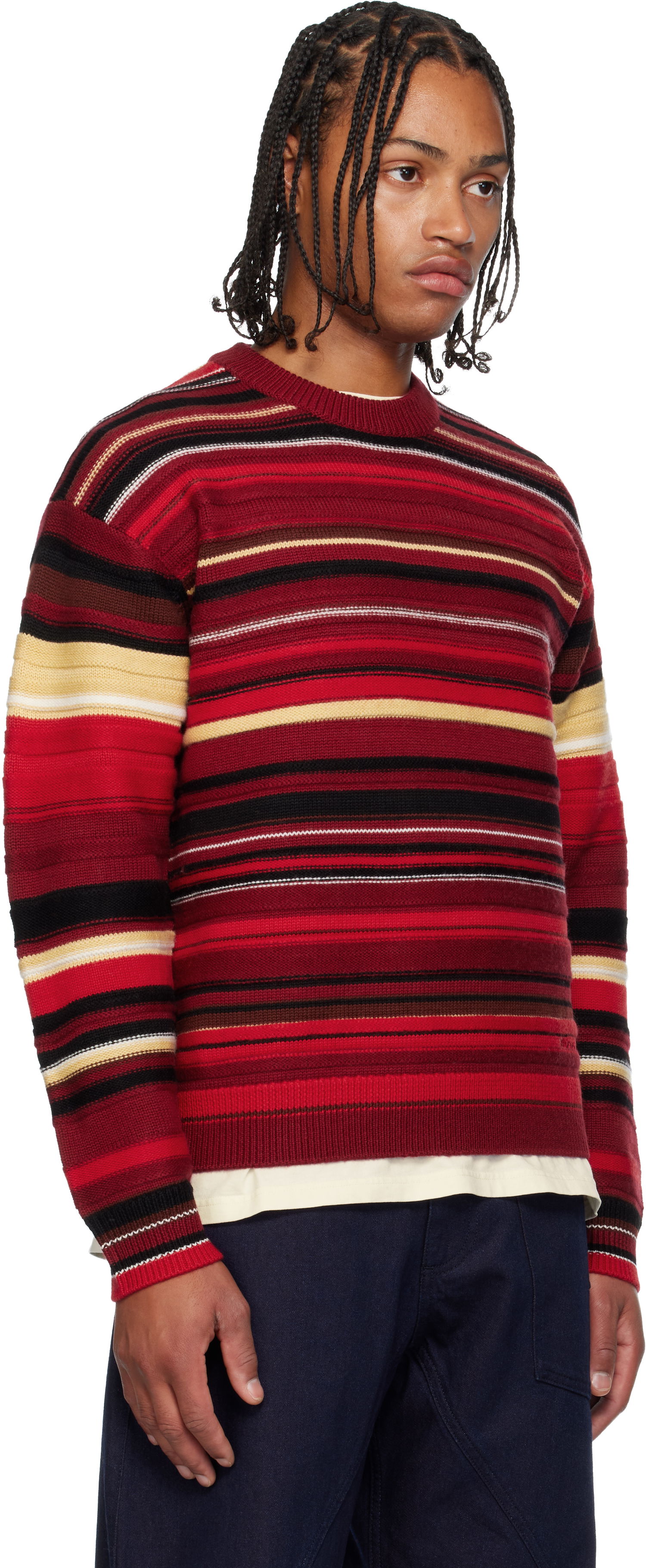 Sweater JW Anderson JW Anderson Multi Stripe Sweater Flerfärgad | KW1432-YN0008, 1