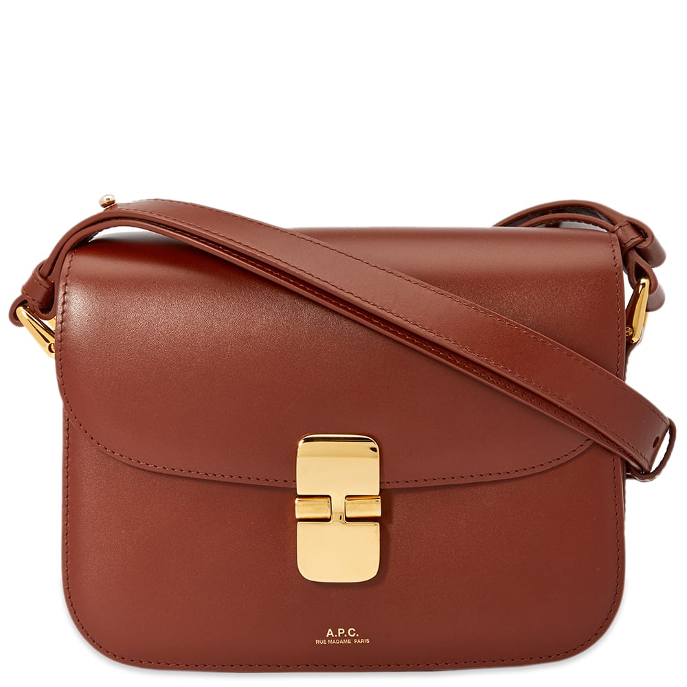 Axelväska A.P.C. Small Grace Bag Brun | PXBMW-F61413-CAD, 0