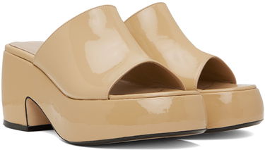 Tillbehör BY FAR BY FAR Leroy Heeled Sandals Beige | 23SSLERMKRFP, 3