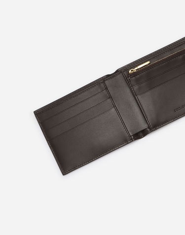 Plånbok Dolce & Gabbana Dolce & Gabbana Python Leather Bifold Wallet with Crossover DG Logo Beige | BP2463A204387145, 3