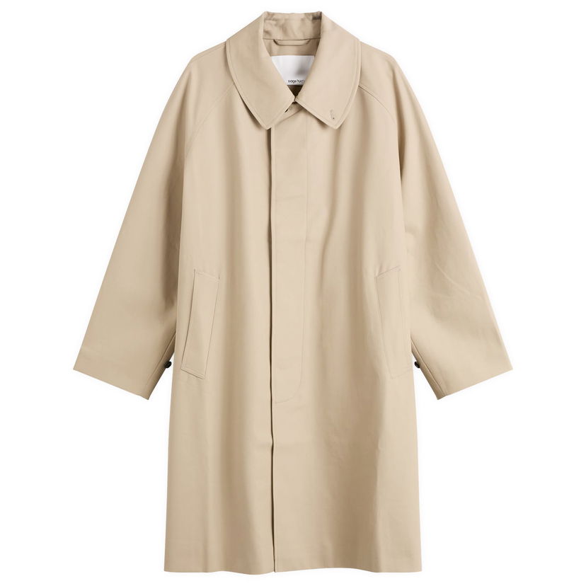 Rockar sage NATION Westminster Raglan Sleeve Overcoat Beige | S130-BEI