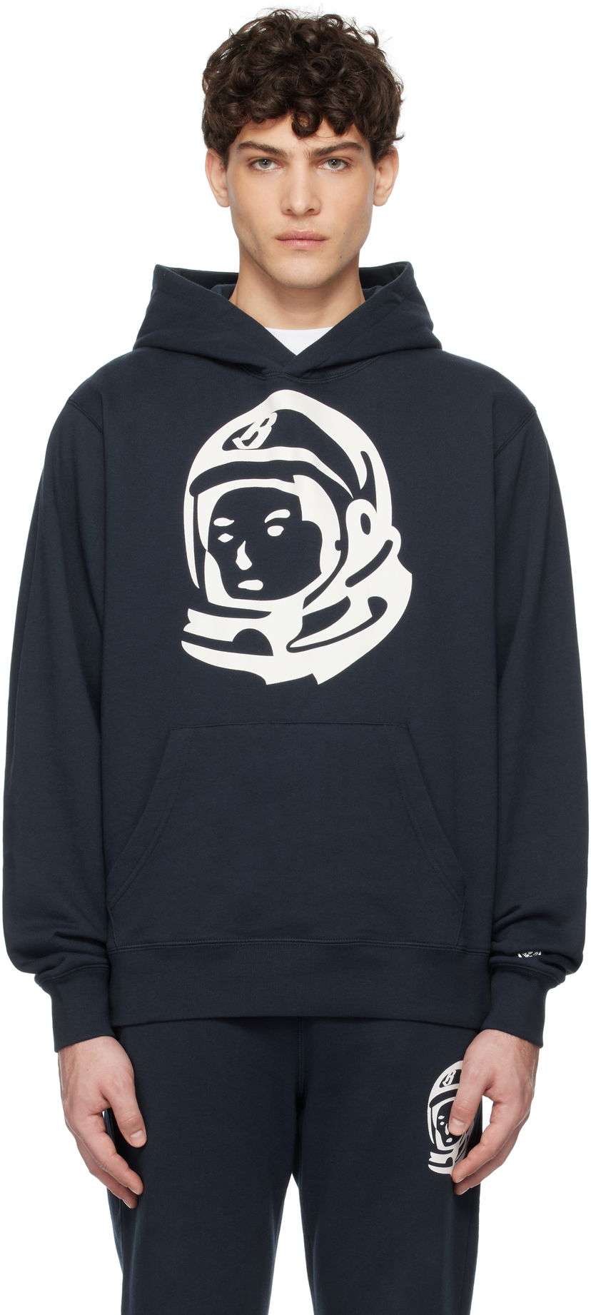 Sweatshirt BILLIONAIRE BOYS CLUB Astro Helmet Hoodie Mörkblå | B24445