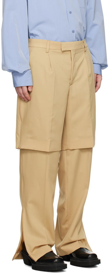 Byxor VETEMENTS Layered Trousers Beige | VL16PA340S, 1