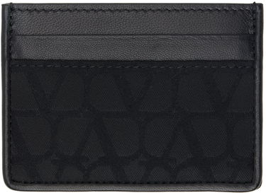 Plånbok Valentino Garavani Toile Iconographe Card Holder Svart | 4Y2P0T83PQE, 0