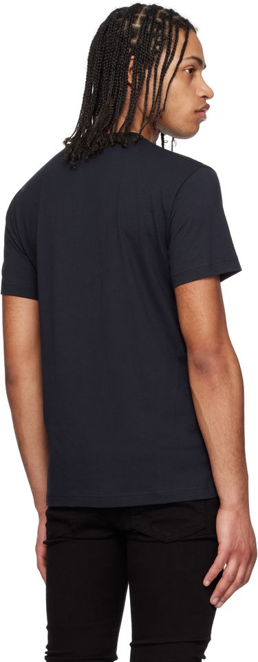 T-shirt Versace Versace Jeans Couture Barocco Outline T-Shirt Svart | E78GAH6SB_EJS461, 2