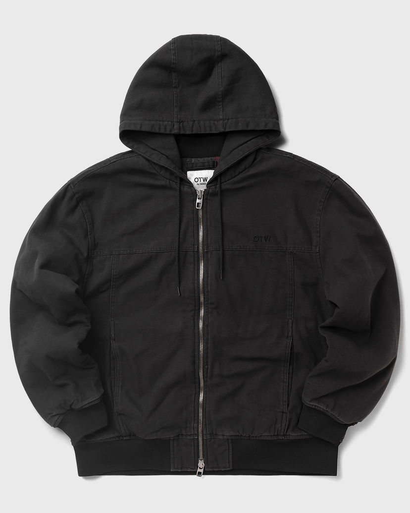 Jacka Vans OTW Hooded Canvas Jacket Svart | VN000R5RBLK1