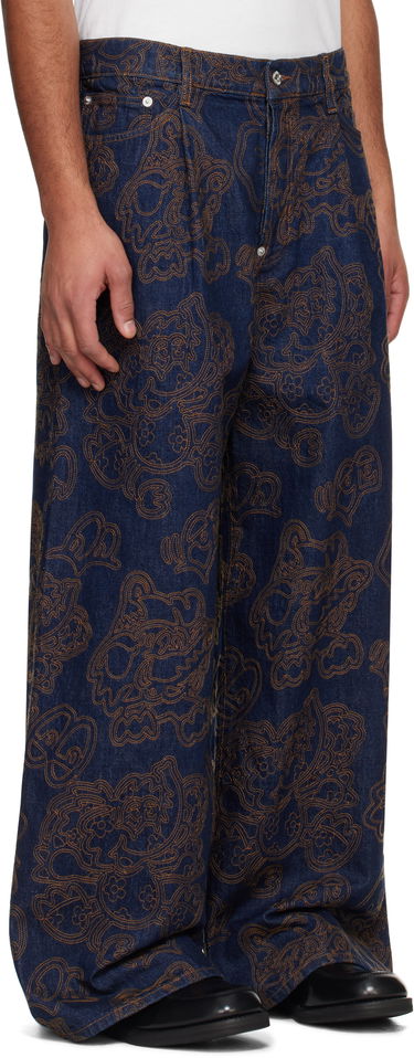 Jeans KENZO Kenzo Paris VERDY Edition Buggy Fit Jeans Blå | FF55DP4196V1, 1