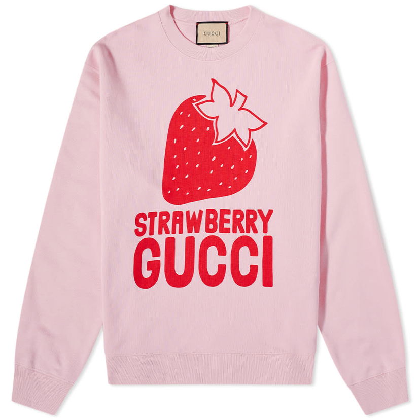 Sweater Gucci Gucci Strawberry Sweat Rosa | 681217-XJDV1-5904