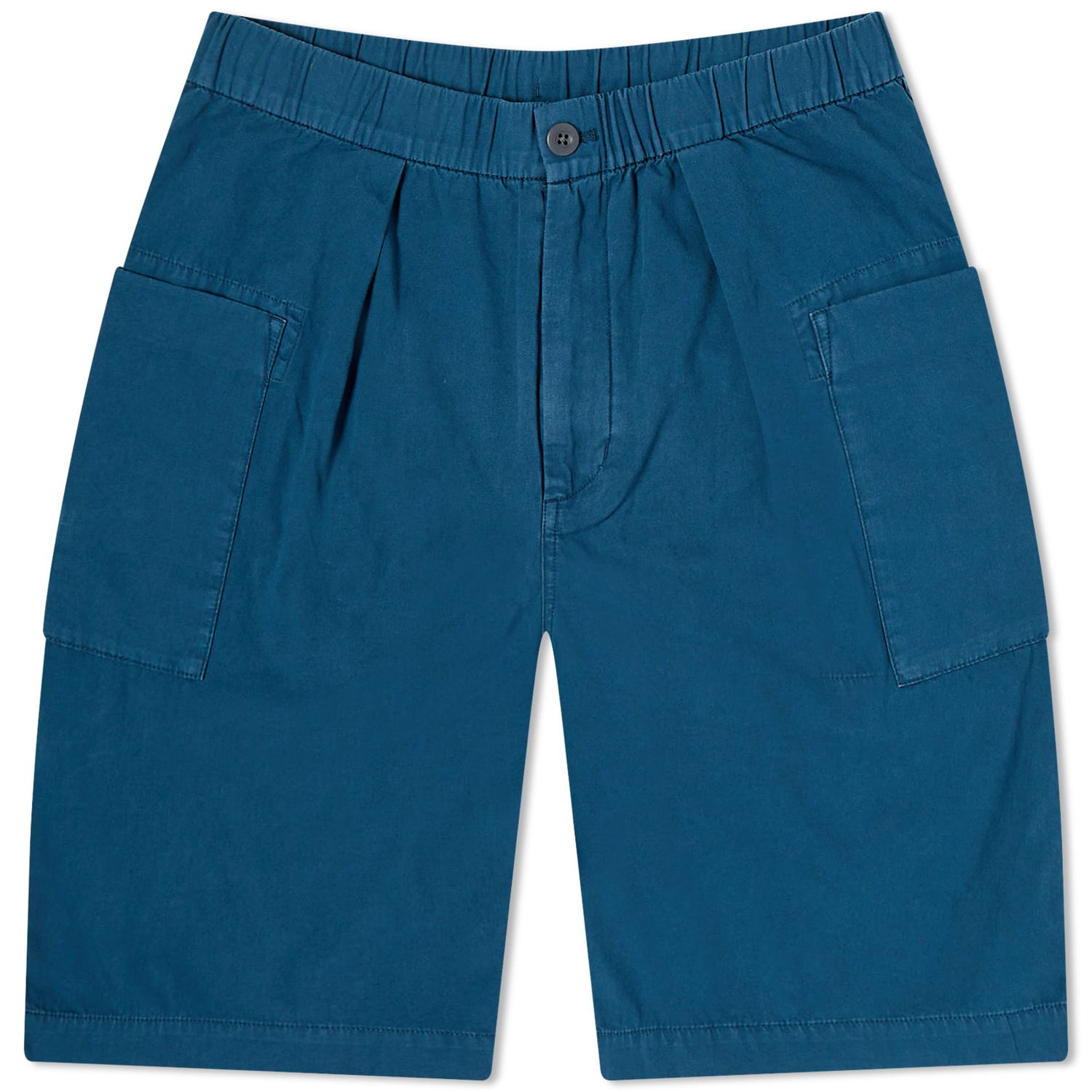 Shorts Snow Peak Recycled Cotton Short Mörkblå | PA-23SU105-BL, 0
