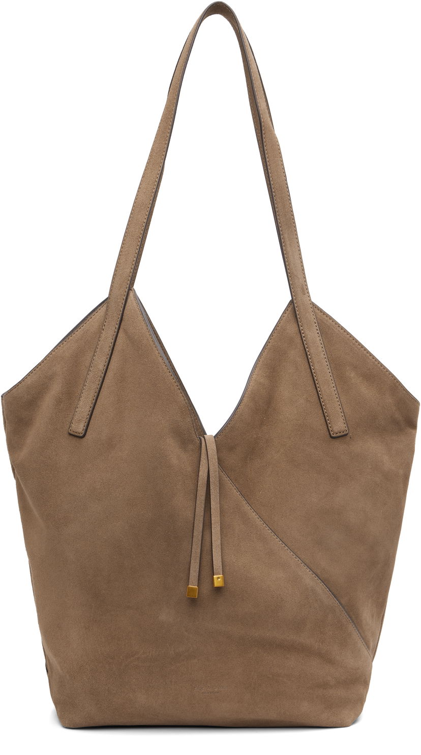 Tygpåse rag & bone Rag & Bone Alix Suede Tote Bag Brun | SD100823