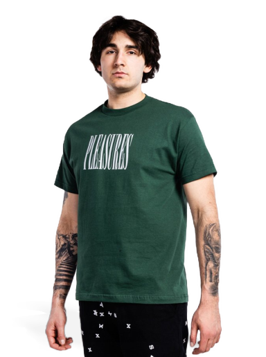 T-shirt Pleasures Stretch T-Shirt Grön | P21W044-GREEN