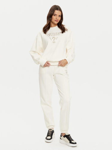 Sweatshirt GUESS Guess Roberta Sweatshirt Vit | V5RQ12KC3D2-G6K5, 1