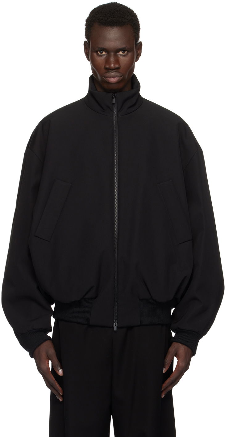 Bomberjacka Fear of God Weighted Twill Bomber Jacket Svart | FG24FW30-638WCT