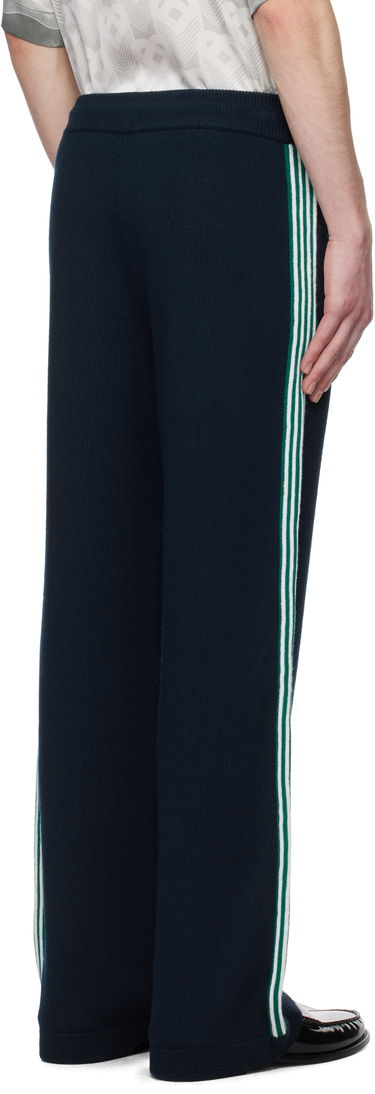 Träningsbyxor Casablanca Casablanca Knit Tennis Sweatpants Mörkblå | MPS25-KW-847-01, 2