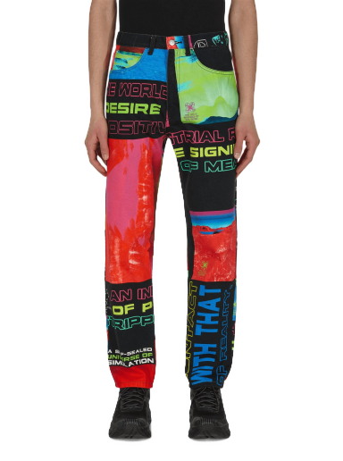 Jeans Cav Empt S.O.M 1994 Denim Pants Röd | CES21PT03 MULTICOLOR