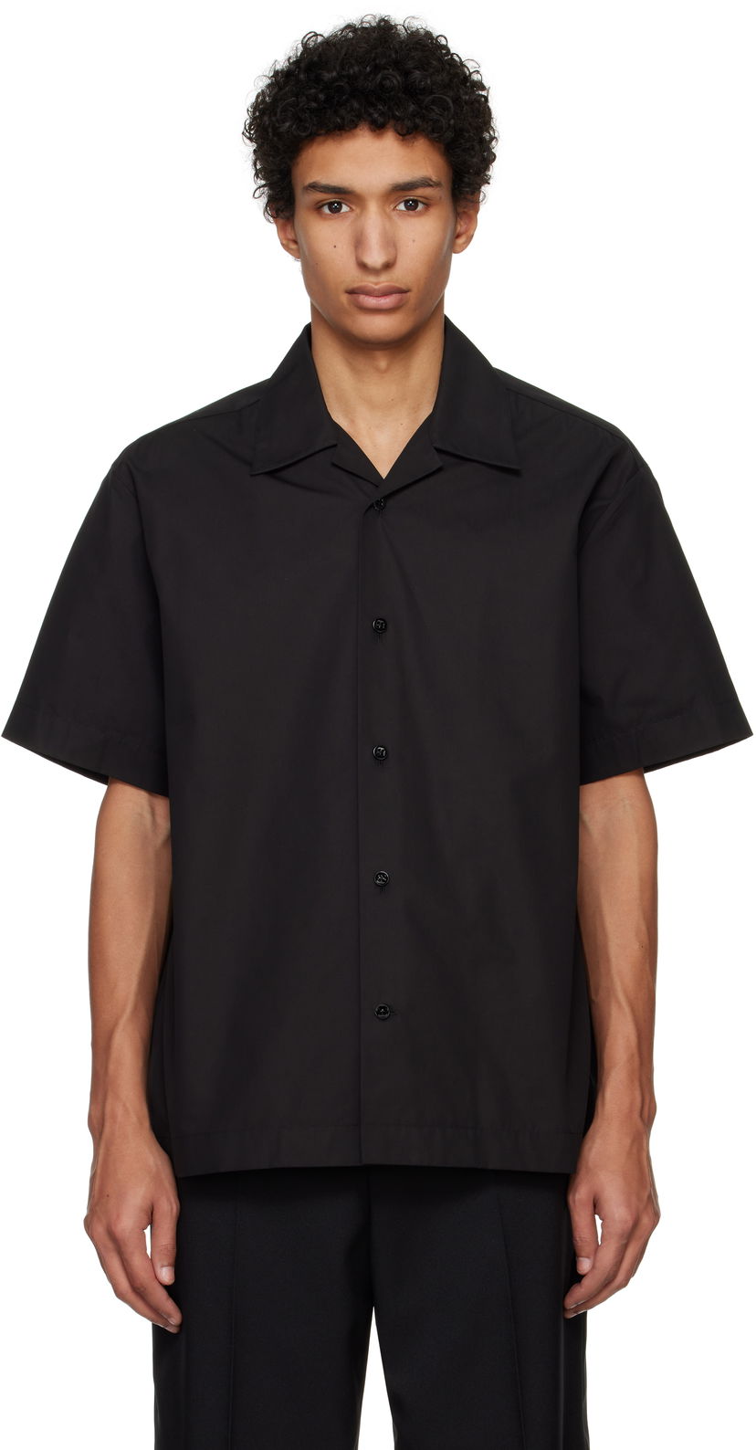 Skjorta Jil Sander Jil Sander Boxy-Fit Shirt Svart | J22DL0303_J45002