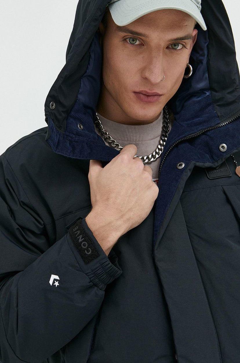 Parkas Converse Converse Oversize Winter Puffer Jacket Mörkblå | 10023775.A03