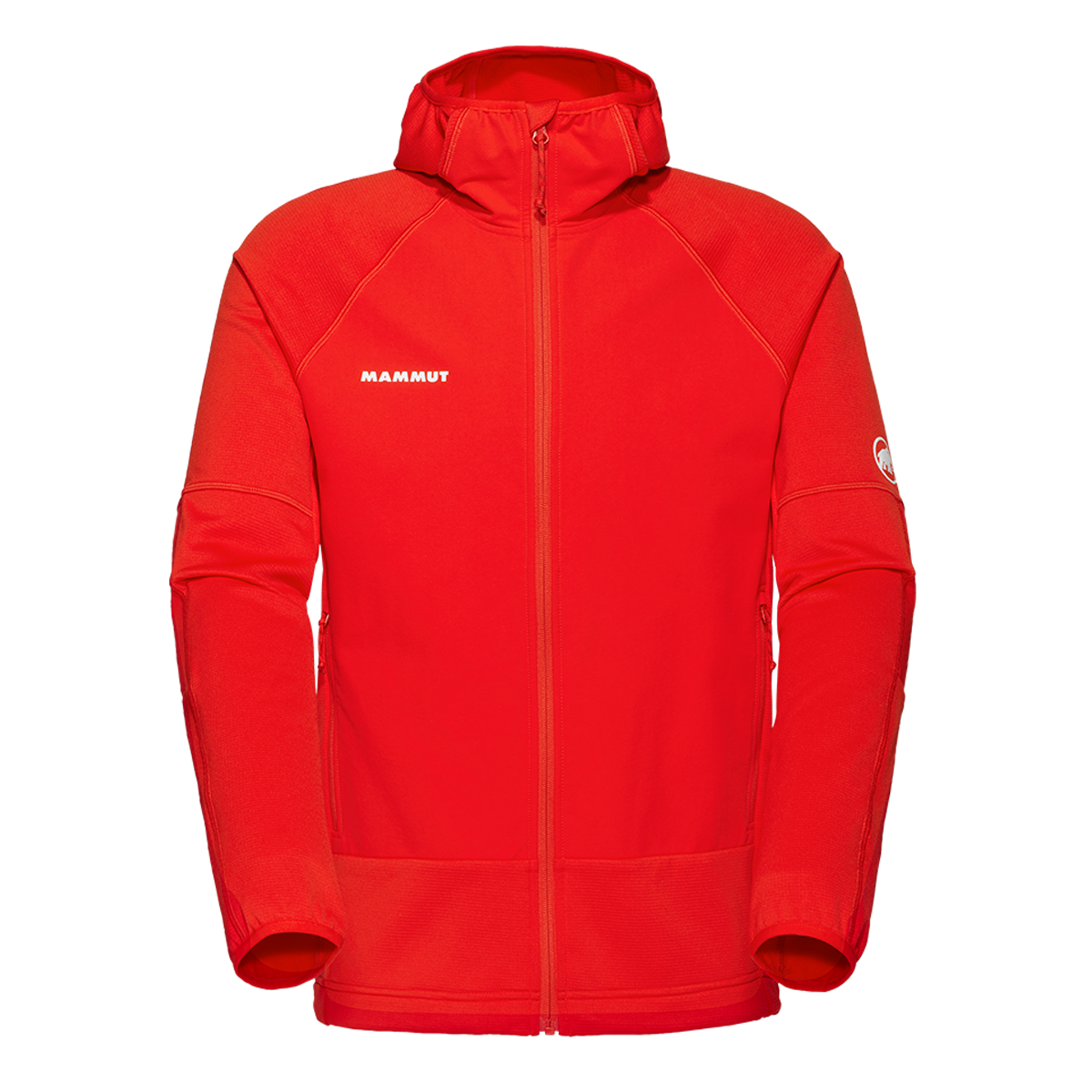 Sweatshirt Mammut Massone Hooded Jacket Röd | 1014-06190-3778, 0