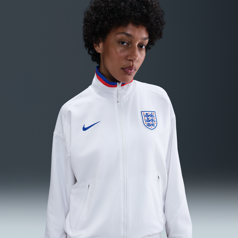 Jacka Nike England Strike Dri-FIT Football Jacket Vit | FZ9378-100