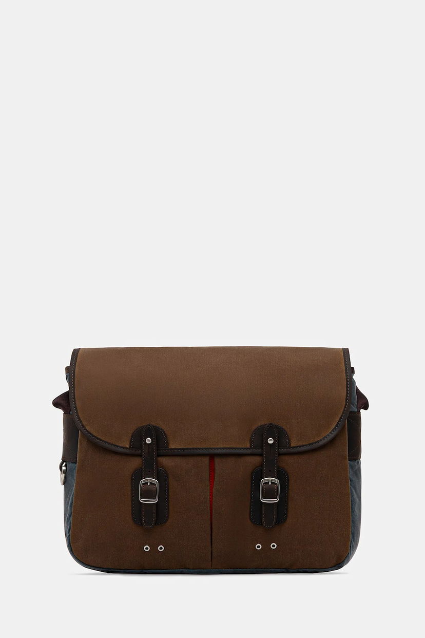 Axelväska Barbour Barbour x Paul Smith Wax Tarras Messenger Bag Flerfärgad | UBA0761TA51