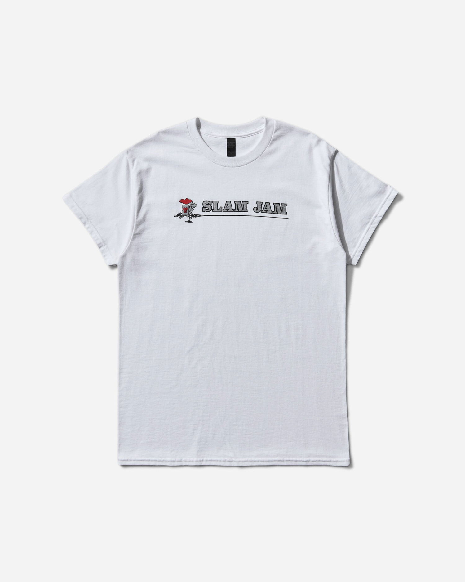 T-shirt Slam Jam Panini Slam Jam T-Shirt Vit | SJPANINITEE WHT, 1