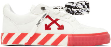 Sneakers och skor Off-White Vulcanized Low "White & Red" Vit | OMIA085R21LEA0020125, 0