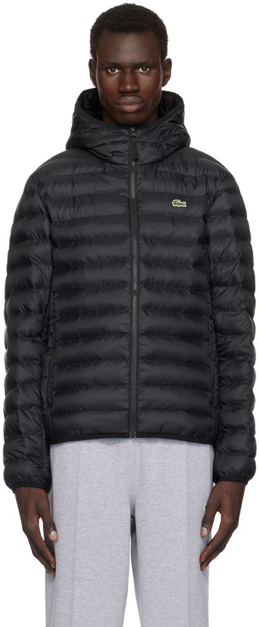 Pufferjacka Lacoste Puffer Jacket With Hood Svart | BH2909_031, 0