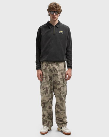 Sweatshirt Butter Goods Corp Washed Collared 1/4 Zip Sweatshirt Svart | P25147, 2