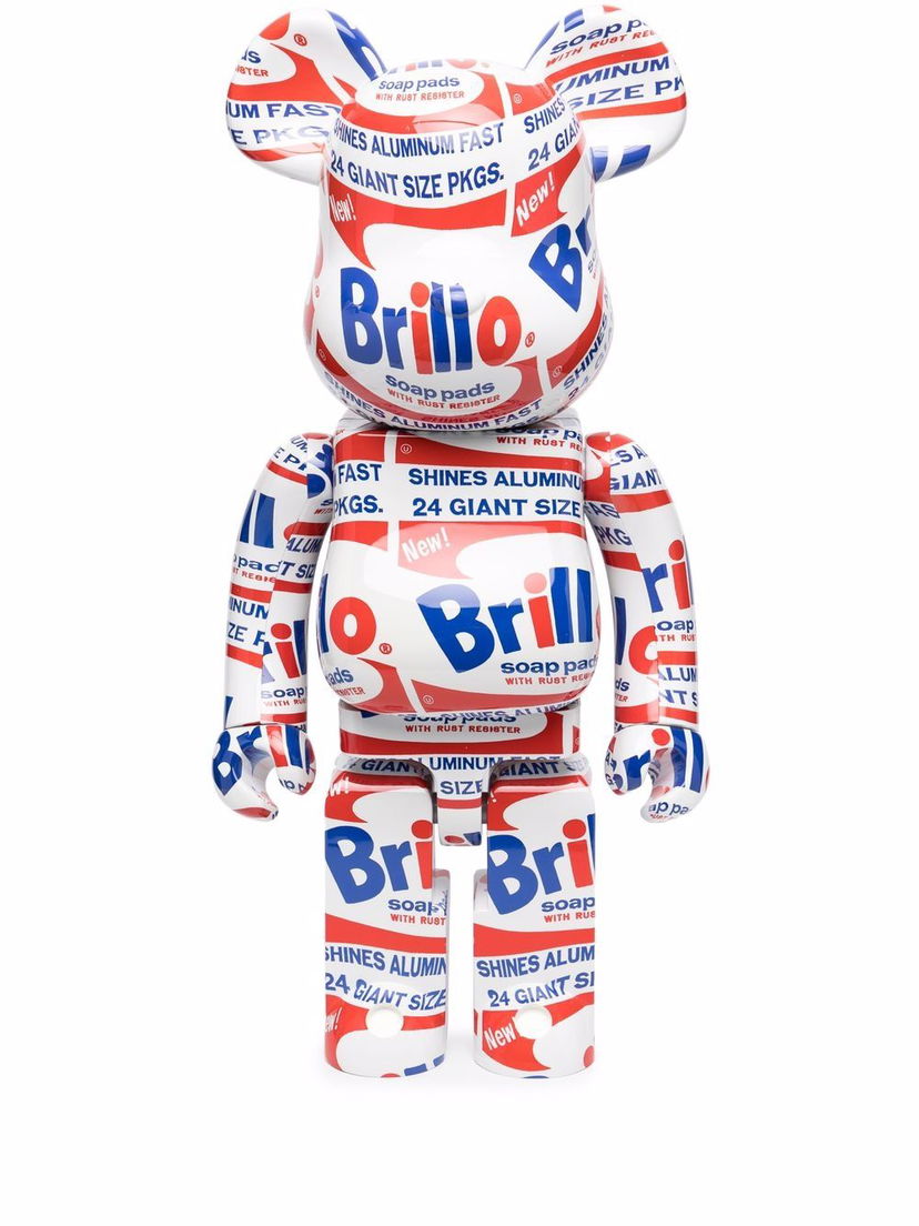 Samlarobjekt Medicom Toy Be@rbrick Andy Warhol graphic-print toy - White Flerfärgad | 1000BRILLOFMULTI16807529