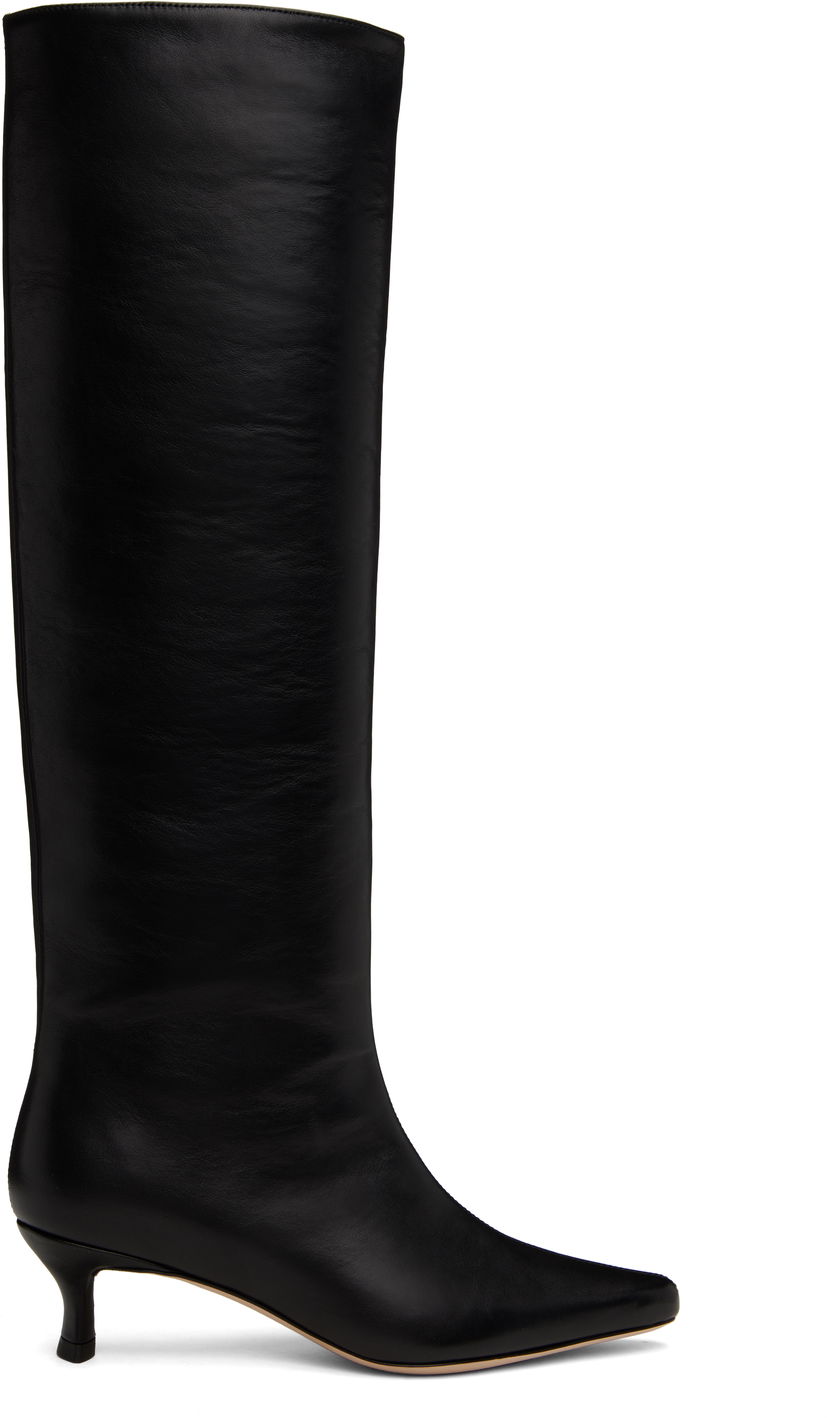 Sneakers och skor BY FAR Kitten Stevie 42 Tall Boots Svart | MWFBO066CL013BK001PL