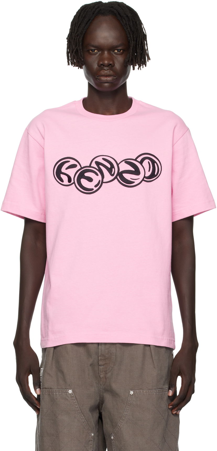T-shirt KENZO Kenzo Paris 'KENZO Pachinko' Classic T-Shirt Rosa | FF65TS2614SI