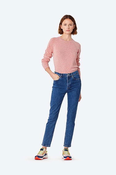 Sweater A.P.C. Crewneck Wool Blend Sweater Rosa | WVBAF.F23040, 1