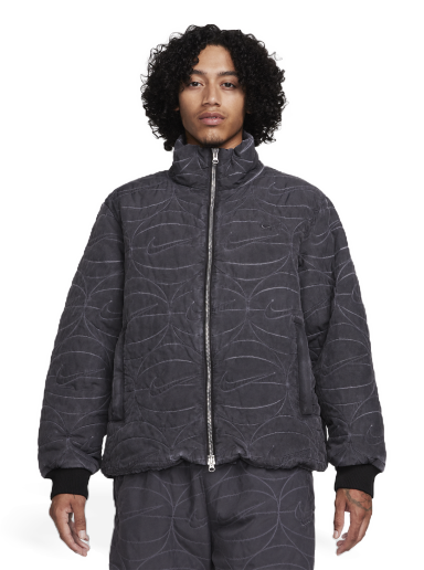 Jacka Nike Woven Full-Zip Basketball Jacket Grå | FB7101-010