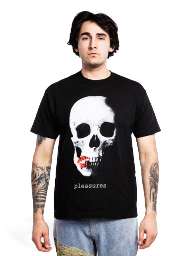 T-shirt Pleasures Make Out T-Shirt Svart | P21W036-BLACK