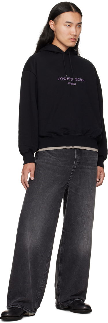 Sweatshirt Han Kjøbenhavn Han Kjobenhavn Logo Oversized Hoodie Svart | M-134727, 3