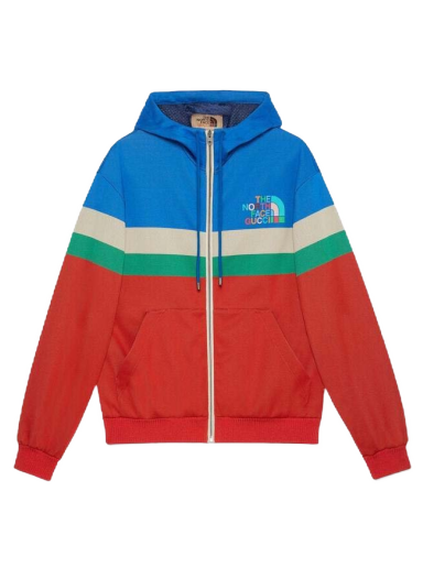 Jacka Gucci x The North Face Hooded Jacket Flerfärgad | 675542-XJDWR-4107
