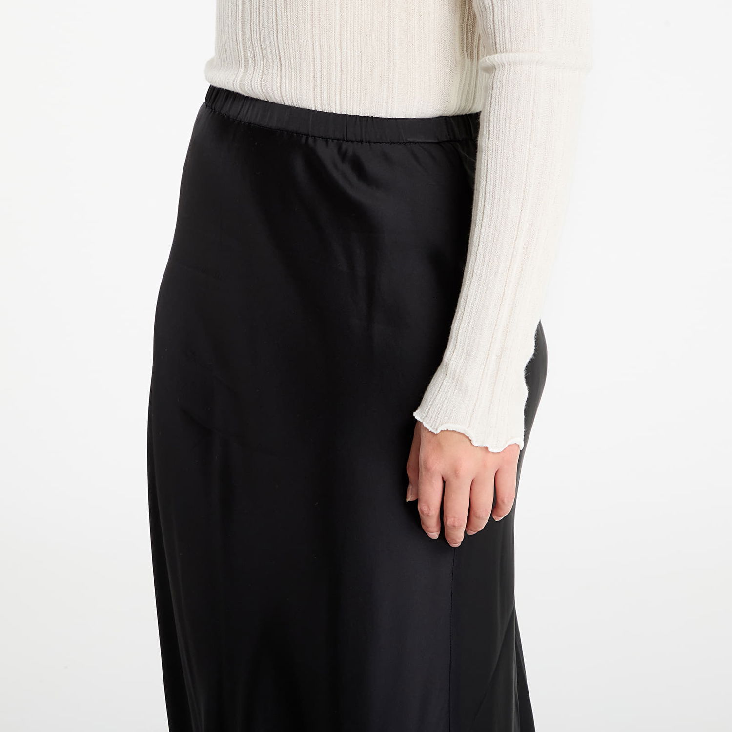 Kjol Samsoe Samsoe Samsøe Samsøe Samiley Midi Skirt Svart | F25300078_CLR000021, 1
