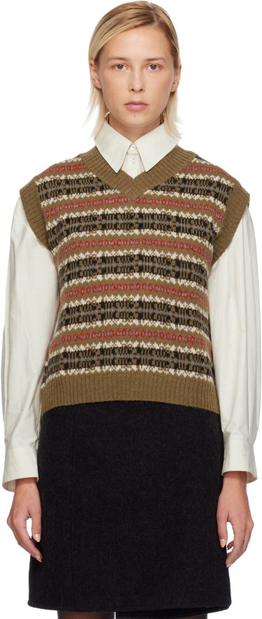 Väst Max Mara Weekend Fleres Jacquard Vest Flerfärgad | 2525356022600, 0
