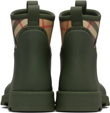 Sneakers och skor Burberry Burberry Marsh Stamp Low Rubber Boots Grön | 8111711, 1