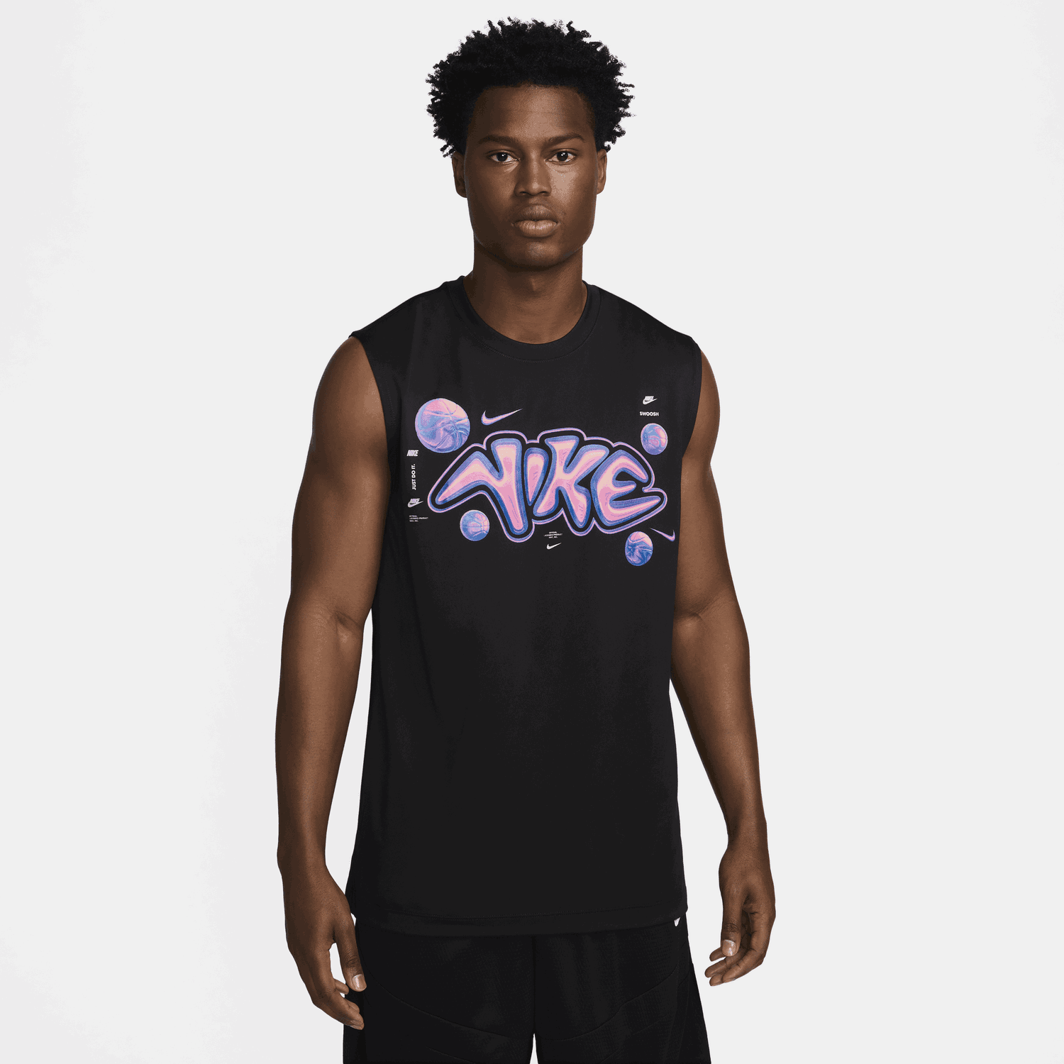 T-shirt Nike Dri-FIT Tank Top Svart | FV8414-010, 0