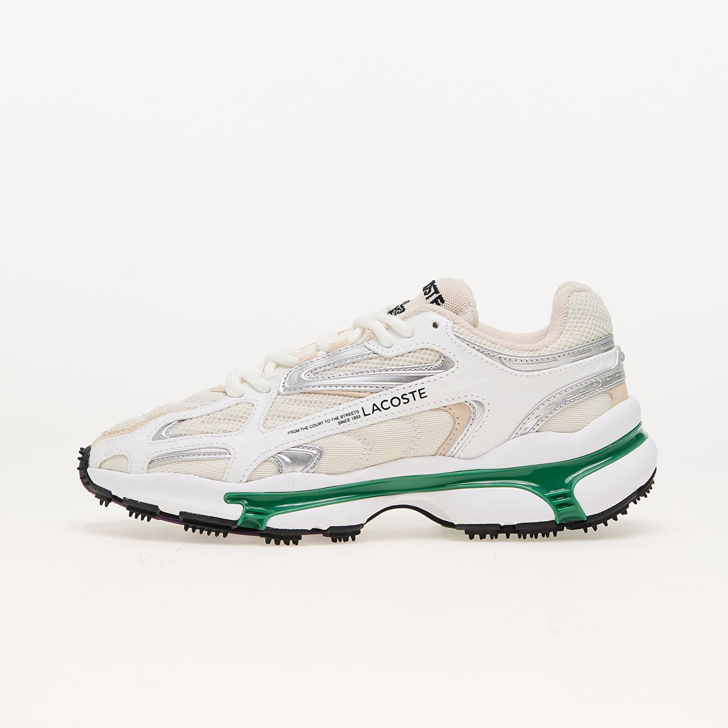 Sneakers och skor Lacoste L003 White/ Green W Vit | 747SFA0012082, 0